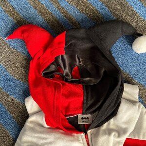 Batman brand Harlequin design pajamas onesie